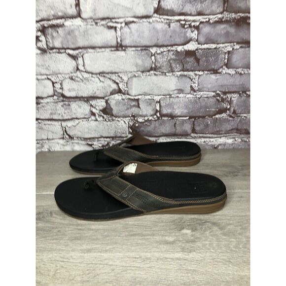 Reef Gray Synthetic Flip-Flops ￼Casual Beach Sandals Men Sz 11M US/44EU - Picture 6 of 16